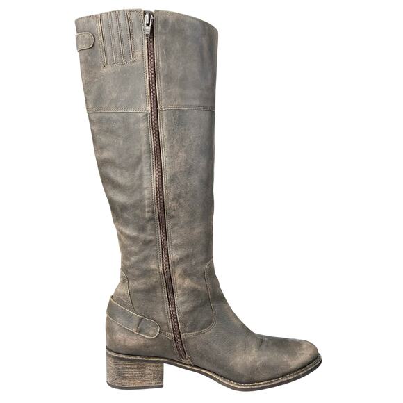 Matisse Women's Brown Leather Side Zip Riding Boot Size US 8 - Picture 4 of 14